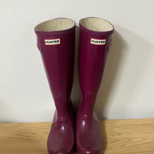 [BUNJANG] Hunter Glossy Rain Boots Size 240 / 헌터 레인부츠 글로시