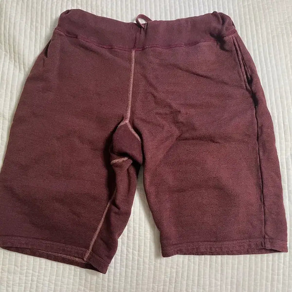 [BUNJANG] Two Moon Sweatshorts Burgundy / 투문 스웻쇼츠  l 버건디