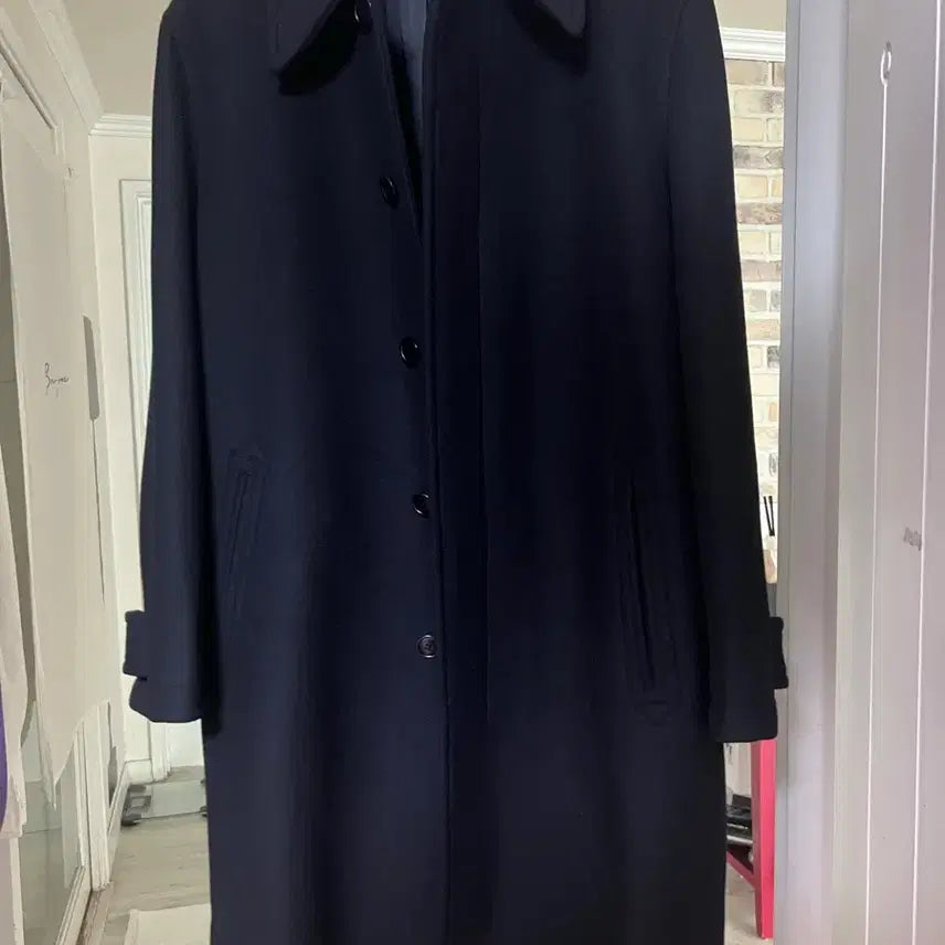 [BUNJANG] COOR Cashmere Balmacaan Coat / 쿠어 캐시미어 발마칸 코트