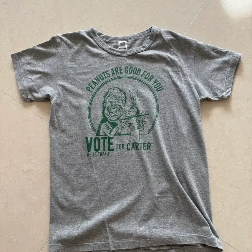 [BUNJANG] Warehouse T-Shirt Gray / 웨어하우스 반팔티셔츠