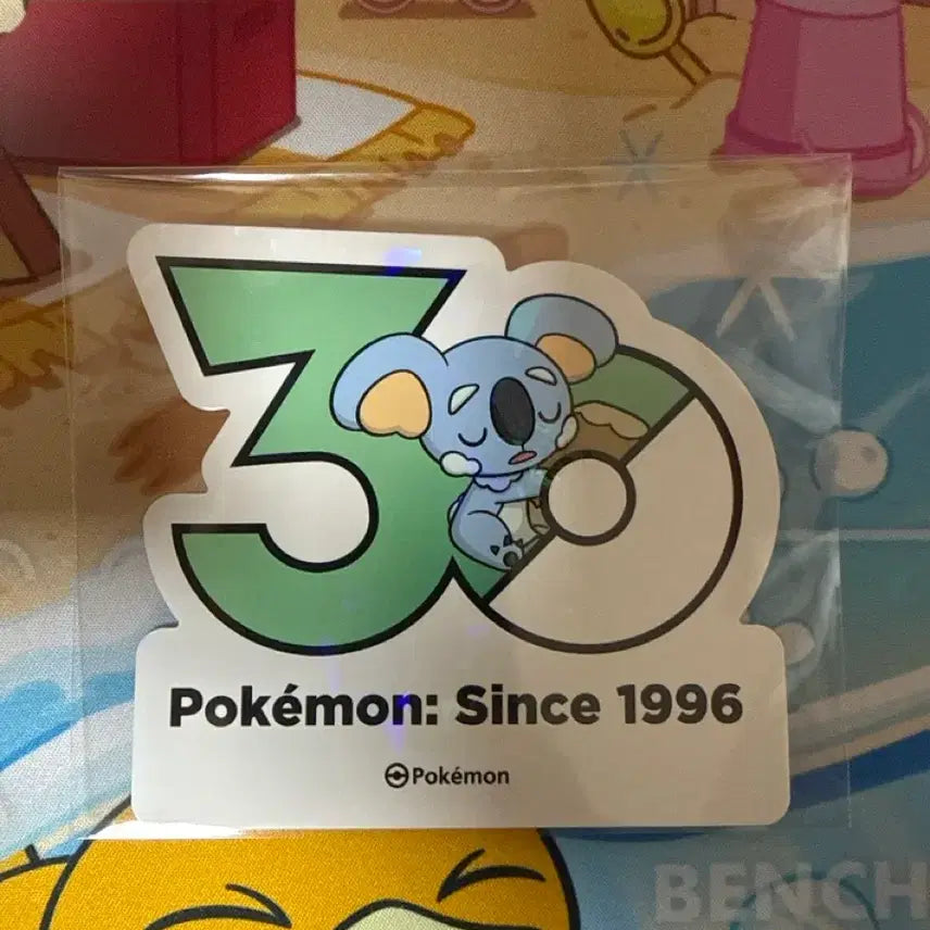 [BUNJANG] Pokemon 30th Anniversary Sticker - Jamala / 포켓몬스터 30주년 스티커 - 자말라