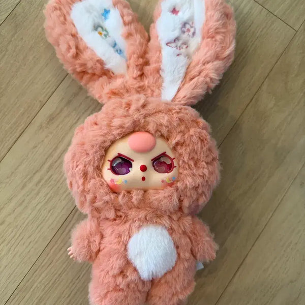 [BUNJANG] Babythree Coral Rabbit Plush / 베이비쓰리 코랄색 토끼