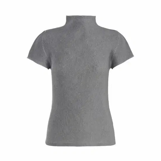 [BUNJANG] Pleats Please Mock Neck Mist Gray Size 3 New / 플리츠플리즈 반목미스트 그레이 3사이즈 새상품(26.08 구입)