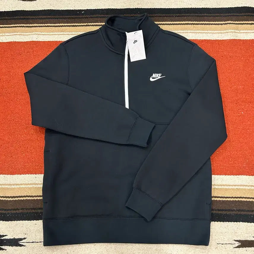 [BUNJANG] Nike Brushback Half-Zip Sweatshirt / 나이키 브러시백 하프집업 맨투맨