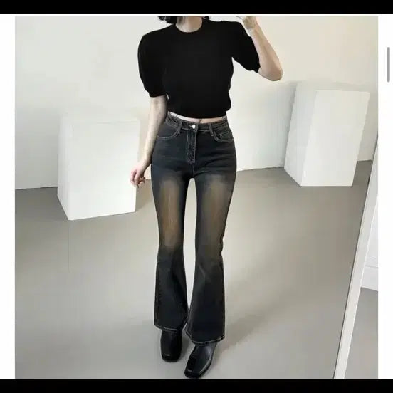 [BUNJANG] Vintage Washing Jeans / 에이블리 빈티지 워싱 청바지