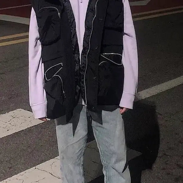[BUNJANG] Dewip Oversized Padded Vest / 드윕 오버사이즈 패딩 베스트