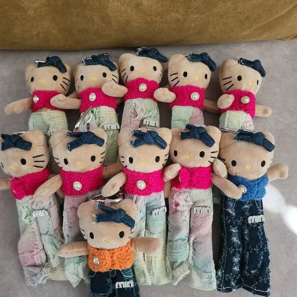 [BUNJANG] Hello Kitty Long Leg Keyring Plush Doll Bundle Set / 헬로키티 롱다리 키링 인형 11개 일괄 판매)