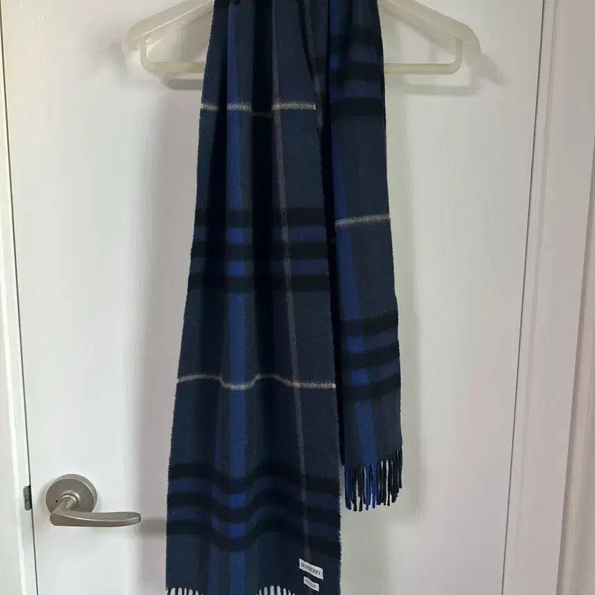 [BUNJANG] Burberry Daniel Lee Cashmere Scarf [Midnight] / 버버리 다니엘리 캐시미어 스카프 [미드나이트]