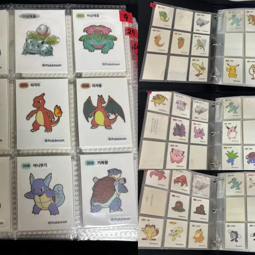 [BUNJANG] Pokemon Stickers Collection Bundle Set / 포켓몬 띠부씰 모음집 일괄 판매