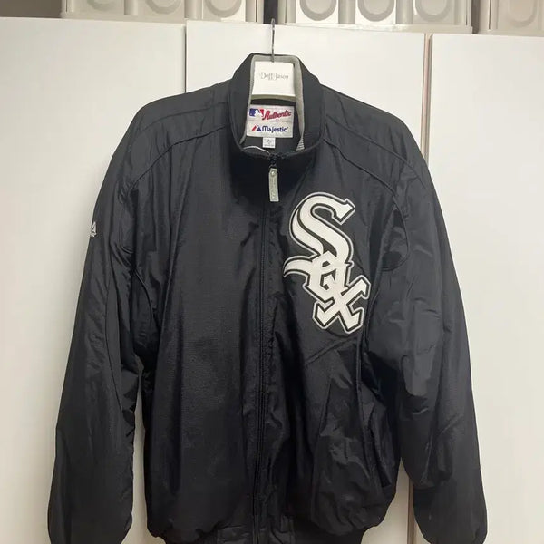 [BUNJANG] Majestic Chicago White Sox MLB Windbreaker Jacket L (105) / 상태굿 마제스틱 화이트삭스 바람막이 L 105 스타장 mlb 뉴욕양키스