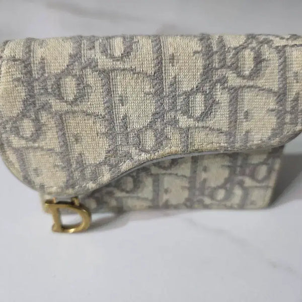 [BUNJANG] Dior Oblique Saddle Card Holder / 디올 오블리크 새들 카드 지갑