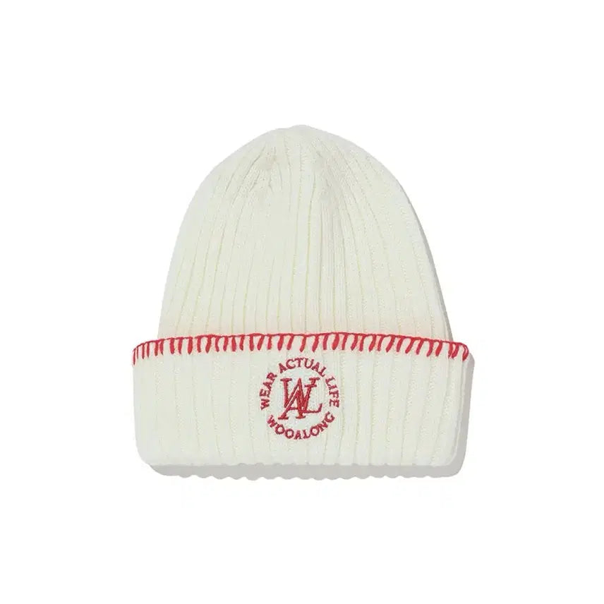 [BUNJANG] Wooalong Ivory Beanie / 우알롱 아이보리 비니 (정가 36,000원)[잡화]
