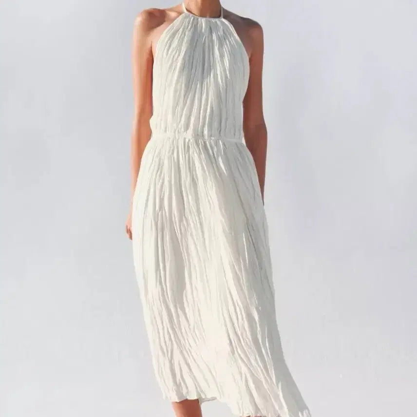 [BUNJANG] Zara Pleated Long Dress / 자라 플리츠 원피스