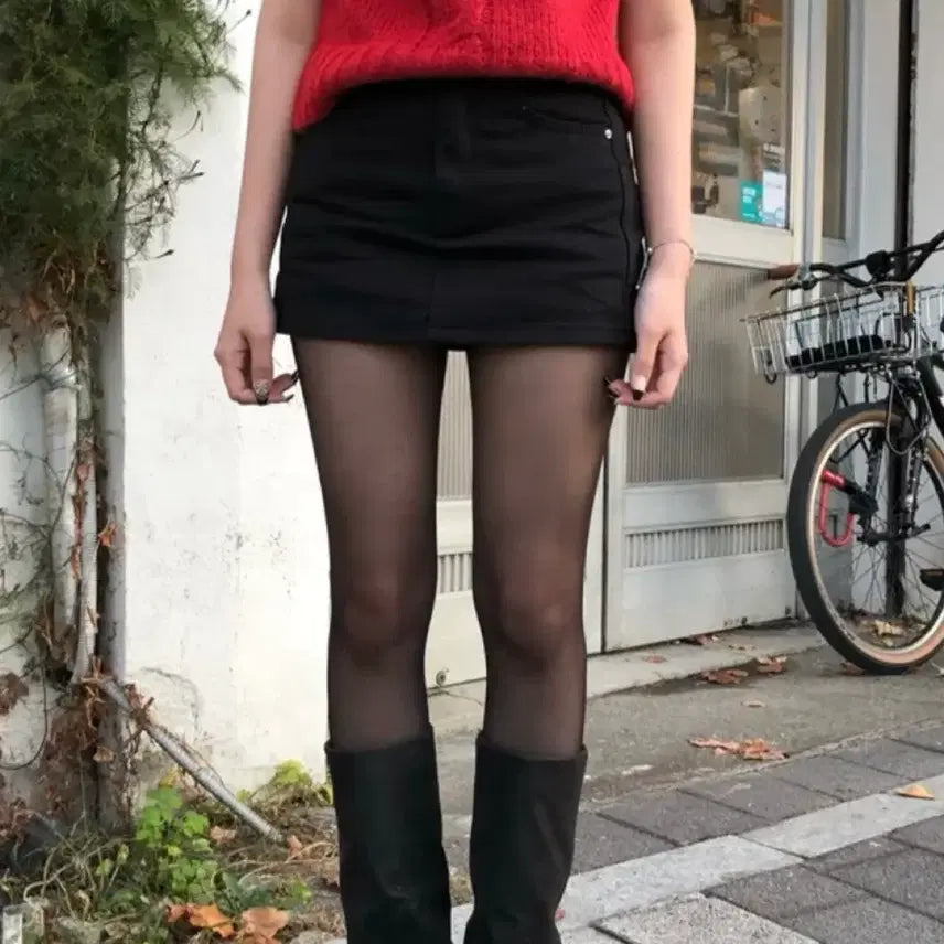 [BUNJANG] Ablley Newd Pocket Rivet Mini Skirt / (반택포가격) 에이블리 뉴드 포켓 리벳 미니스커트