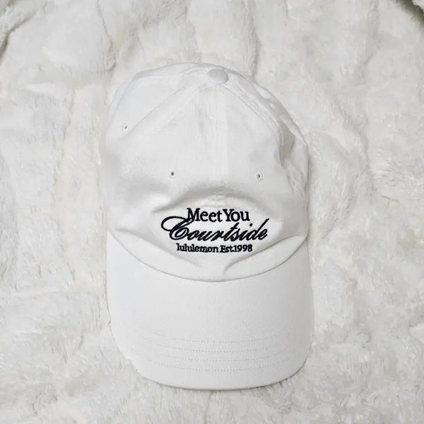 [BUNJANG] Lululemon White Ball Cap SM / 룰루레몬 화이트 볼캡 sm