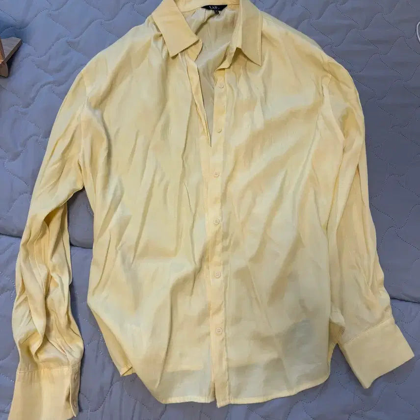 [BUNJANG] LAP Yellow Shirt (Free Size) / LAP 옐로우 셔츠 FREE