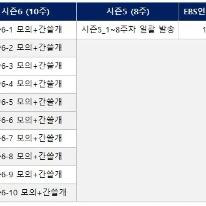 [BUNJANG] Igam Academy Season 6 Final 2 Mock Exam Set / [2027]<월요일까지>이감 오프 현강용 시즌5,6 파이널2