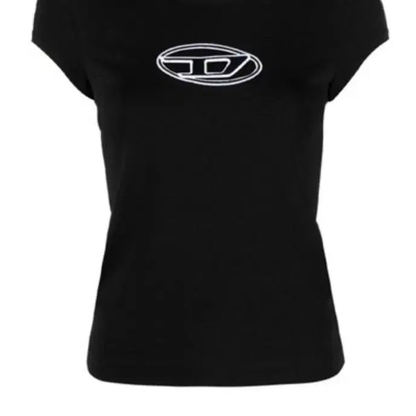 [BUNJANG] Diesel Black Logo Slim Fit T-Shirt / 디젤 반팔티 블랙