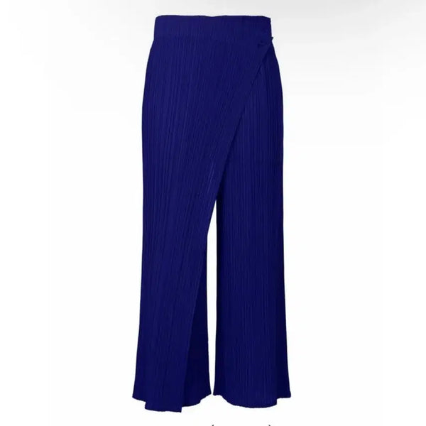 [BUNJANG] Pleats Please Issey Miyake Wrap Pants Blue Size 2 / 플리츠플리즈 랩팬츠 블루 2