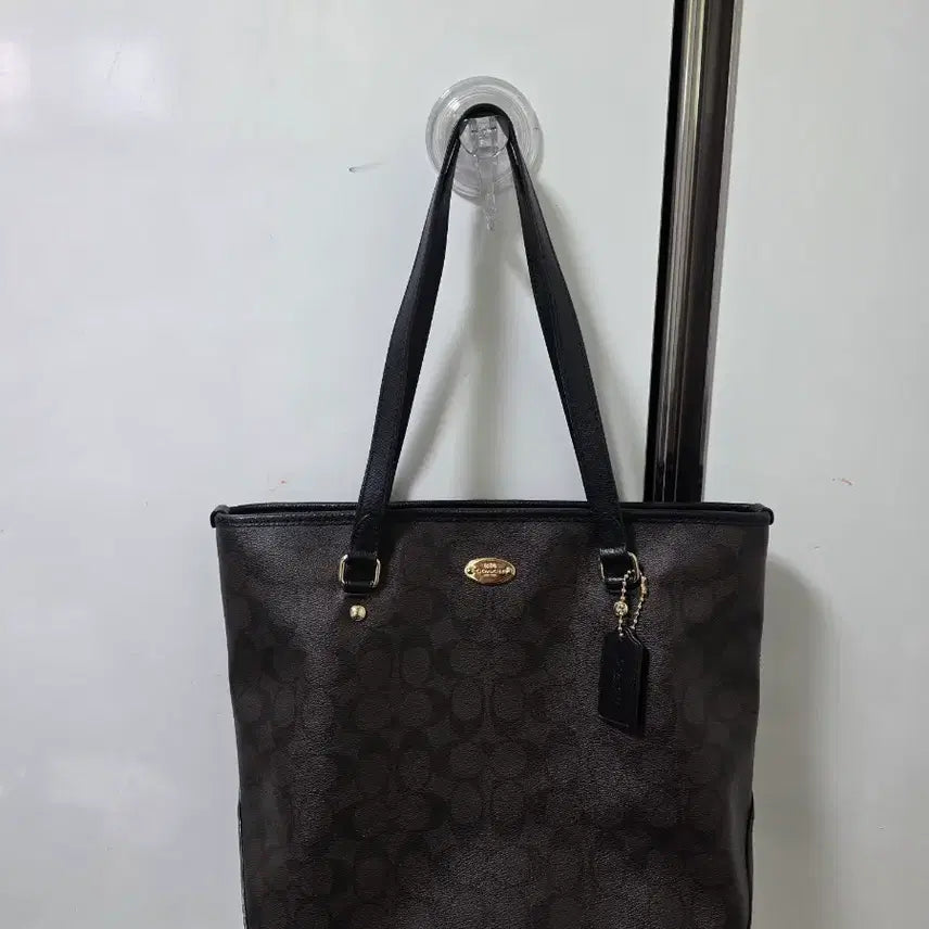 [BUNJANG] Coach Signature Tote Bag Brown / 코치 토트백 브라운 시그니처