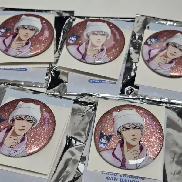 [BUNJANG] PLAVE Eunho Glitter Badge Bundle Set / 플레이브 은호뱃지 플뿌 은호굿즈 플뿌뱃지 은호캔뱃지