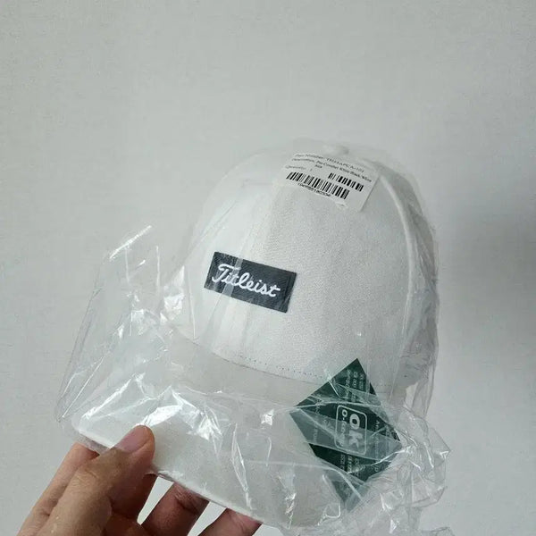 [BUNJANG] Titleist Golf White Ball Cap / [새상품]타이틀리스트 골프 모자 화이트 볼캡