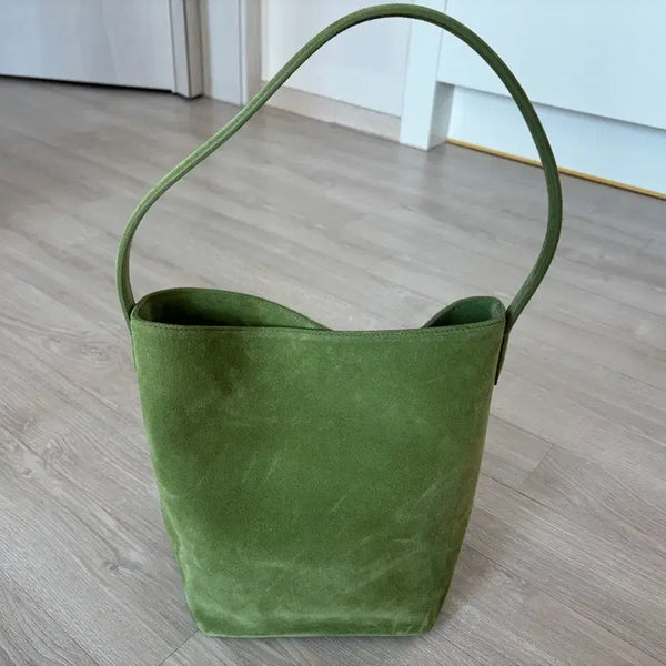 [BUNJANG] Artto Suede Shoulder Bucket Bag / 아르토 artto 카프리 스웨이드 숄더백 버킷백