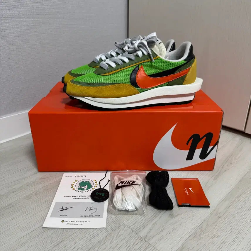 [BUNJANG] Nike x Sacai LDWaffle Green Multi / 나이키 x 사카이 LD와플 그린 멀티 275 판매합니다.