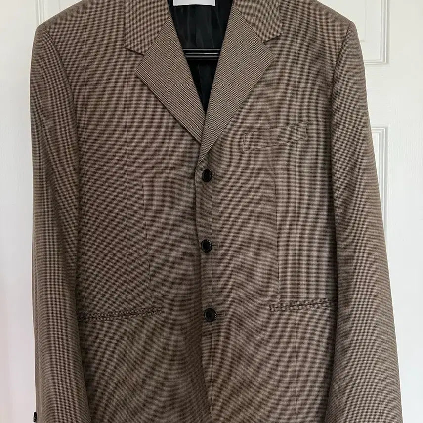 [BUNJANG] Tonywack Crudo 3-button Single Blazer Brown Check XL / 토니웩 / Crudo 3-button single Blazer _ Brown check / XL