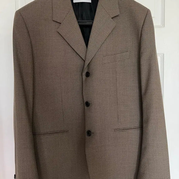 [BUNJANG] Tonywack Crudo 3-button Single Blazer Brown Check XL / 토니웩 / Crudo 3-button single Blazer _ Brown check / XL