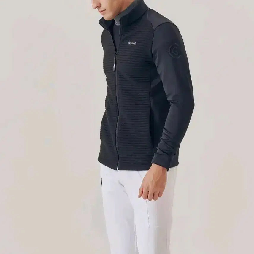 [BUNJANG] Cleveland Golf Transitional Jersey Zip-Up (Size M, Black) / 클리브랜드 골프 간절기 져지집업
