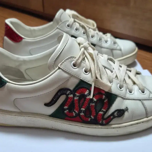 [BUNJANG] Gucci Snake Sneakers / 구찌  스니커즈 스네이크 스니커즈 뱀