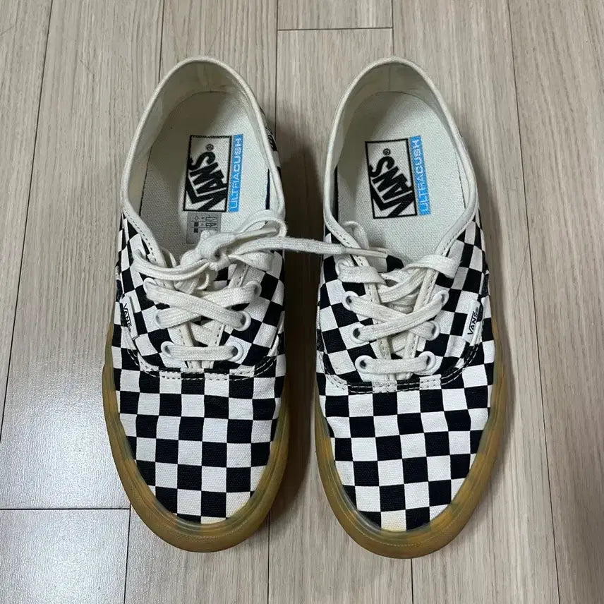 [BUNJANG] Vans Checkerboard Authentic Sneakers (240mm) / 반스 체커보드 운동화 240