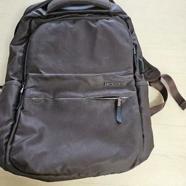 [BUNJANG] Arctic Hunter Brown Laptop Backpack / 아틱헌터 브라운 노트북 백팩