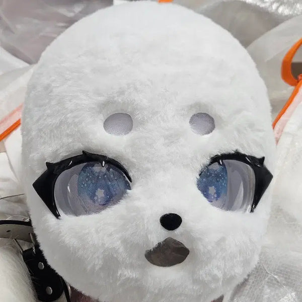 [BUNJANG] Fursuit Head & Fur Fabric Bundle / 키구루미 퍼슈트 헤드 헬멧 + 퍼 원단 재료 일괄