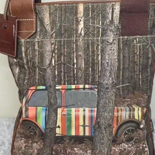 [BUNJANG] Paul Smith Mini Car Pattern Crossbody Bag / 폴스미스 가방 숲 미니 자동차 패턴 싸게팝니다