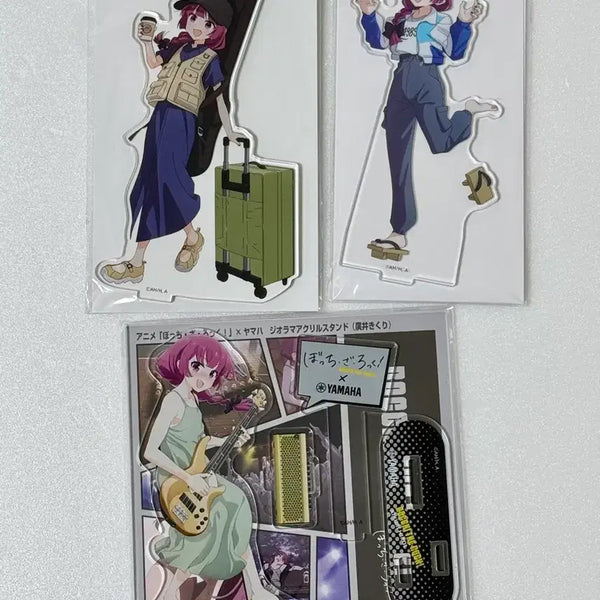 [BUNJANG] Bocchi the Rock! Kikuri Hiroi Collaboration Acrylic Stand Set / 한정)봇치더락 JR도카이/로손/야마하 콜라보 히로이키쿠리 아크릴스탠드