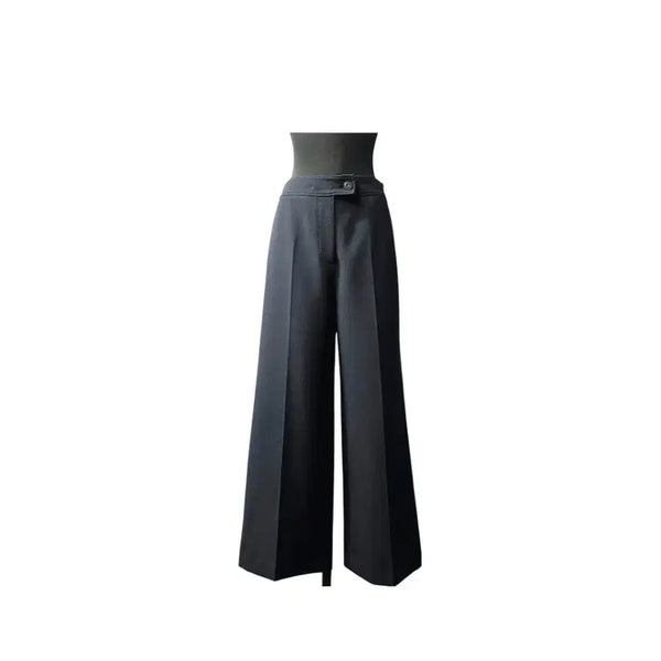 [BUNJANG] System Deep Navy Wide Straight Slacks / 시스템 딥네이비  와이드 슬랙스