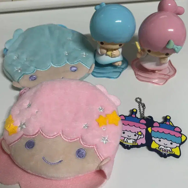 [BUNJANG] Kiki & Lala Figure Pouch Set / 키키, 라라 피규어, 파우치 세트