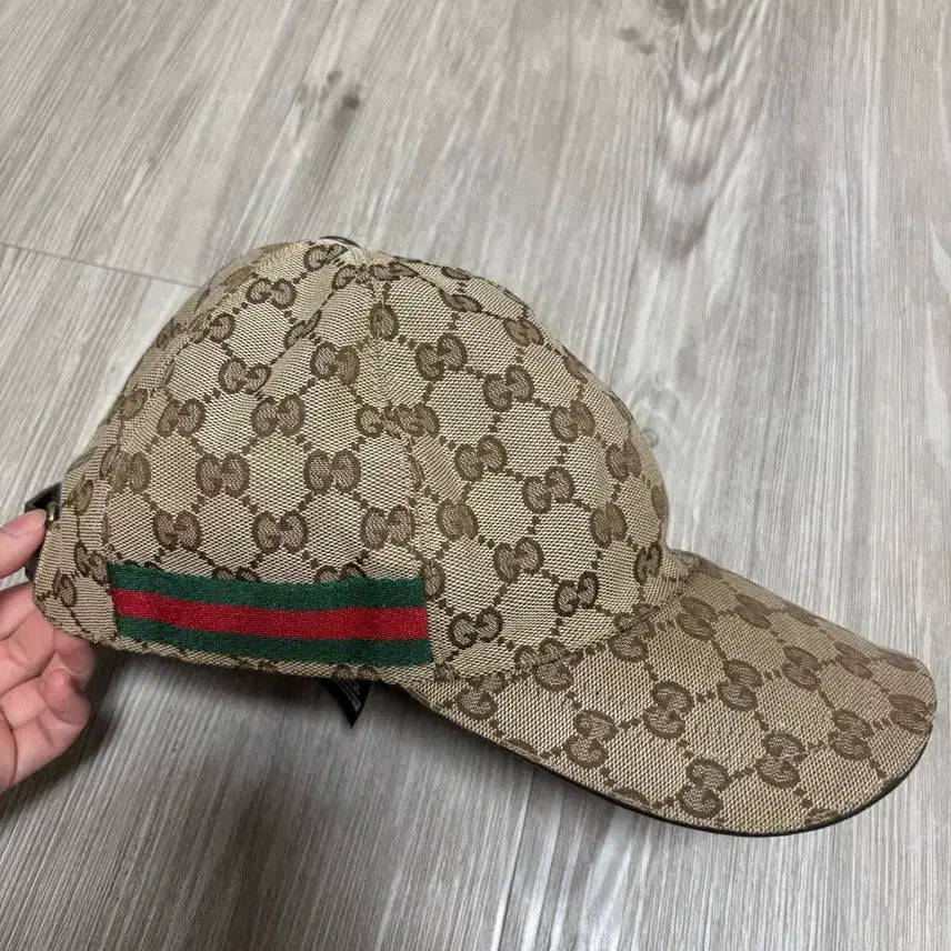 [BUNJANG] Gucci GG Canvas Baseball Cap (58M) / 구찌 GG 캔버스 볼캡 (58M)