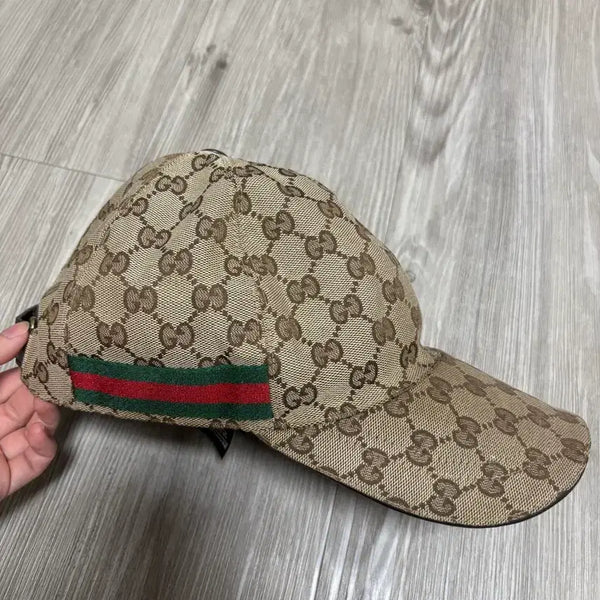 [BUNJANG] Gucci GG Canvas Baseball Cap (58M) / 구찌 GG 캔버스 볼캡 (58M)