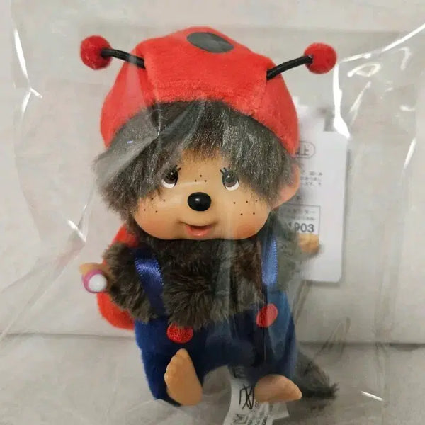 [BUNJANG] Ladybug Monchhichi Doll Keyring / 무당벌레몬치치인형키링