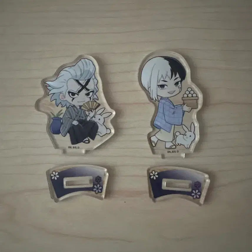 [BUNJANG] Dr. Stone Senku Ishigami & Ryusui Nanami Mini Acrylic Standee Bundle / 닥터스톤 제노,겐 미니아크릴 일괄 판매