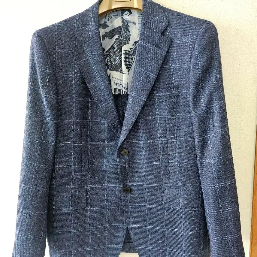[BUNJANG] Daks Men's Check Wool Jacket / 닥스 남성 자켓