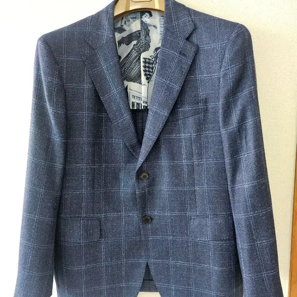 [BUNJANG] Daks Men's Check Wool Jacket / 닥스 남성 자켓