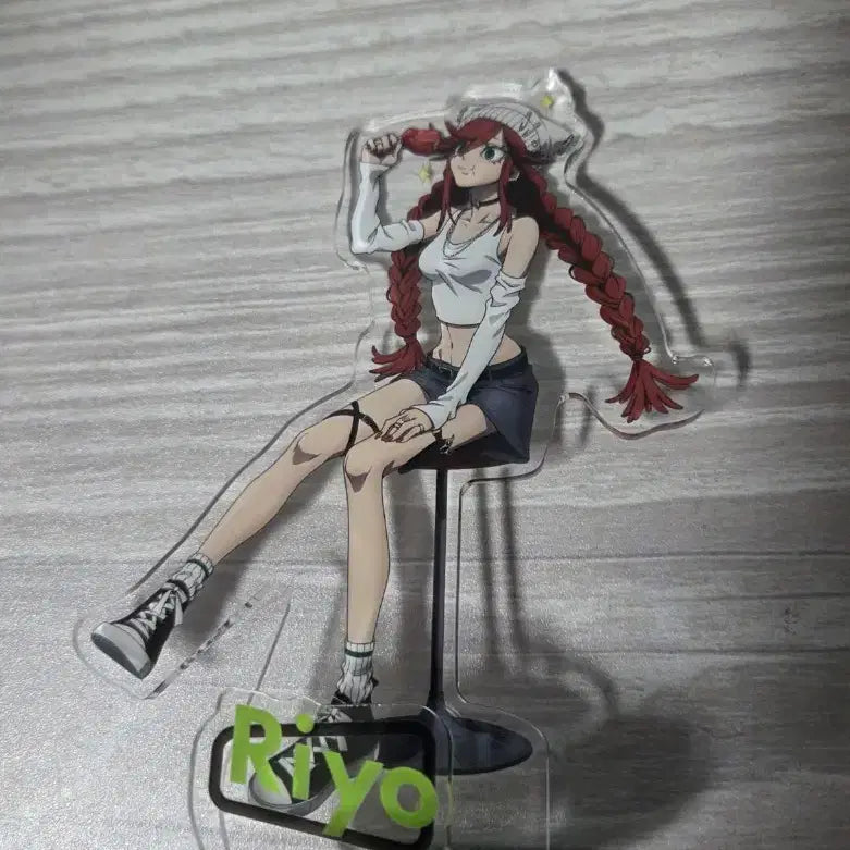 [BUNJANG] Gachi Akuta Ryoou Acrylic Stand Bundle Set / 가치아쿠타 리요우 굿즈 3개 일괄+레어 카드