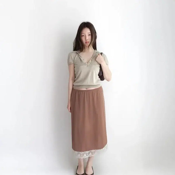 [BUNJANG] Erouige Knit Top / 이알로이지 니트 탑