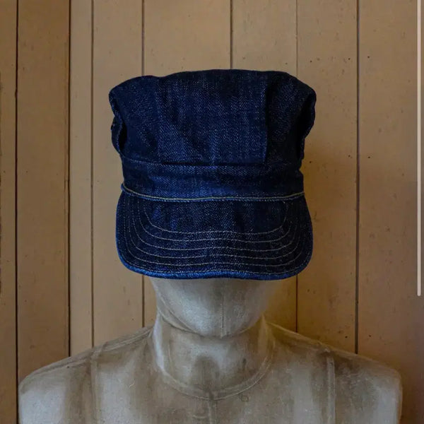 [BUNJANG] Birdnote 647 Denim Railroad Cap M / 구매글) 버드노트 647 데님 레일로드캡 M
