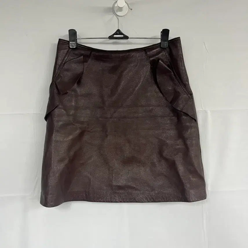 [BUNJANG] Sandro Lambskin Skirt Size 1 / Sandro 산드로 램스킨 스커트 1사이즈
