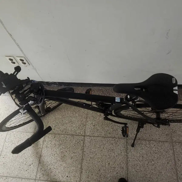 [BUNJANG] Black Road Bicycle with Phone Mount / 로드 자전거